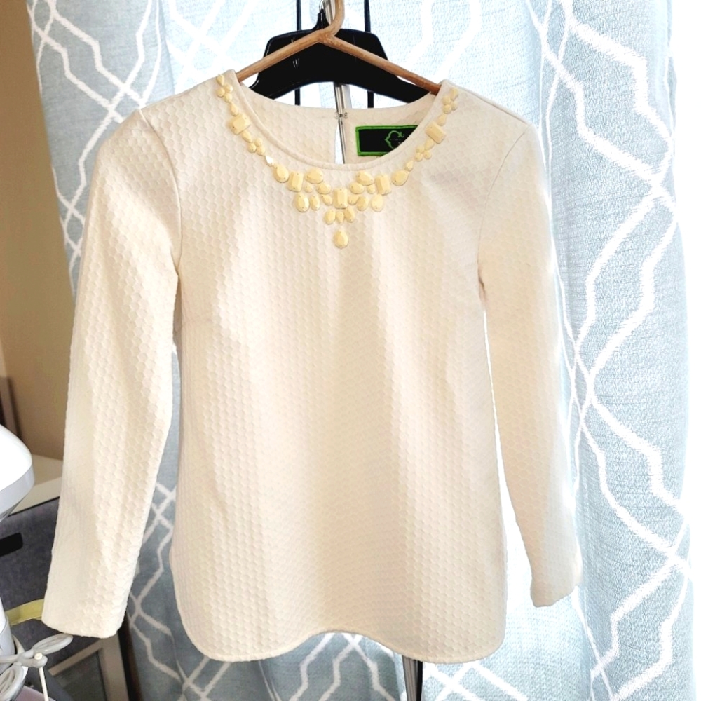 C. Wonder chevron textured blouse